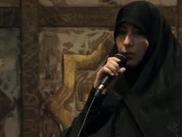 سخنرانی همسر شهید احمدی روشن در آغاز اکران مردمی جشنواره عمار 
